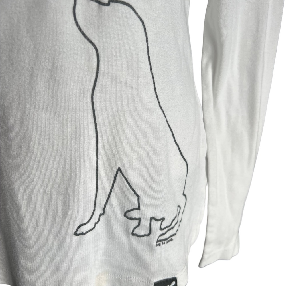 Dog is good long sleeve T shirt See measurements below for sizing. Cute shirt! - Picture 3 of 5